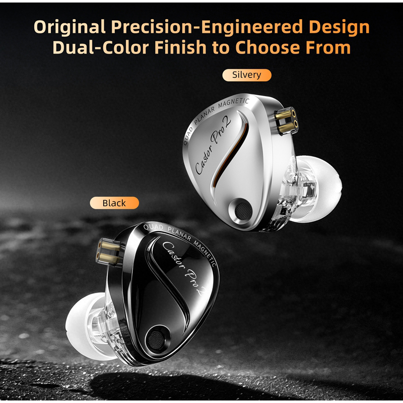 Type C Wired Earphones With Mic - Audífonos Intraurales KZ Castor Pro 2