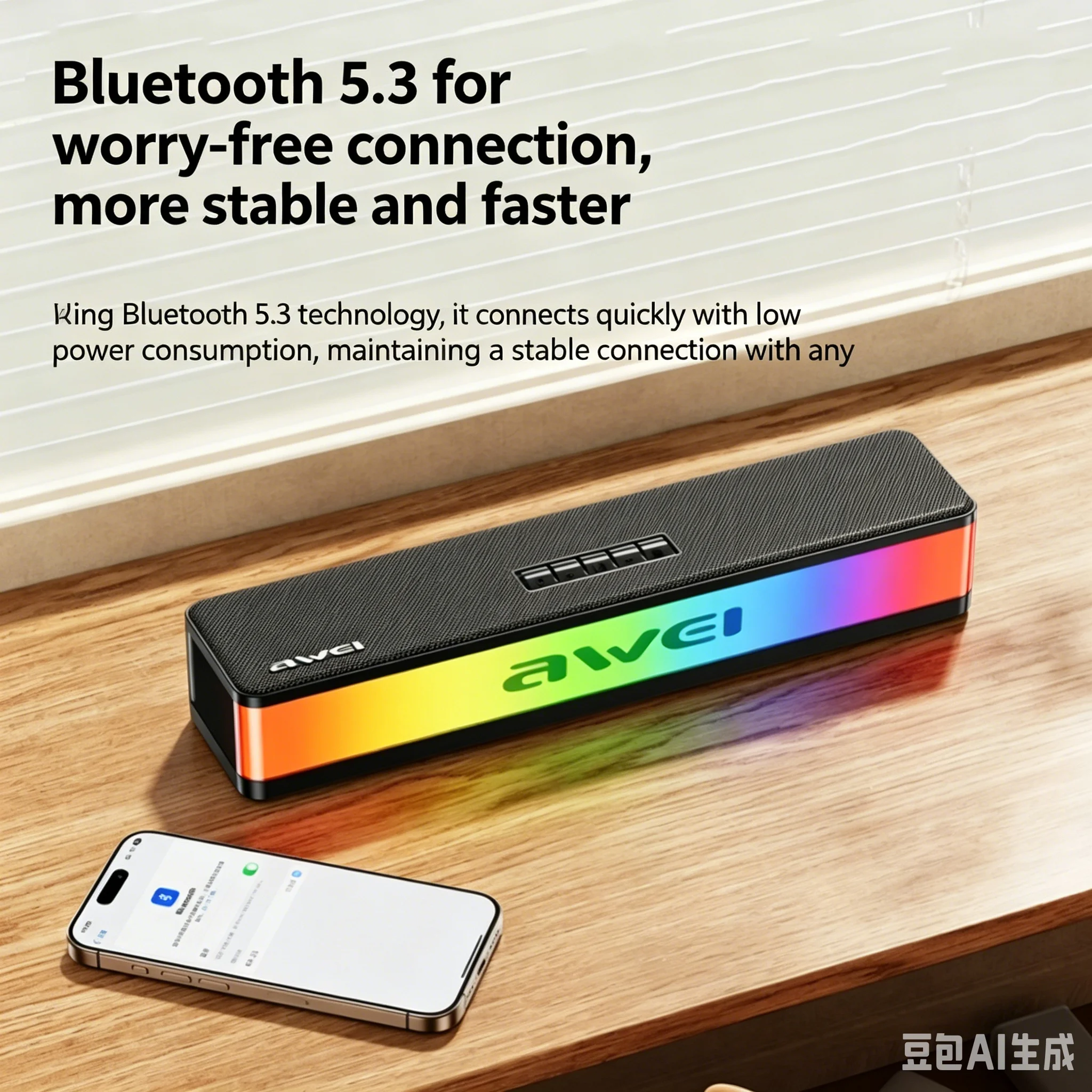 Rgb Computer Soundbar For Pc - Altavoces RGB con Bluetooth, barra de