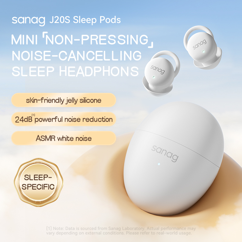 Sleep Mask Headphones Bluetooth - Audífonos Inalámbricos Sanag J20, Auriculares Bluetooth