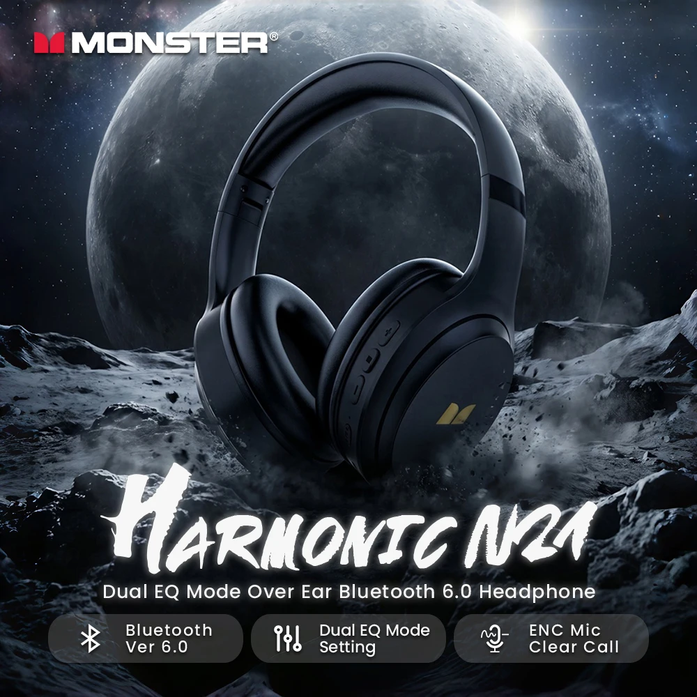 Auriculares Bluetooth 6.0 Mons - Anc Wireless Over Ear Headphones reseña y precio