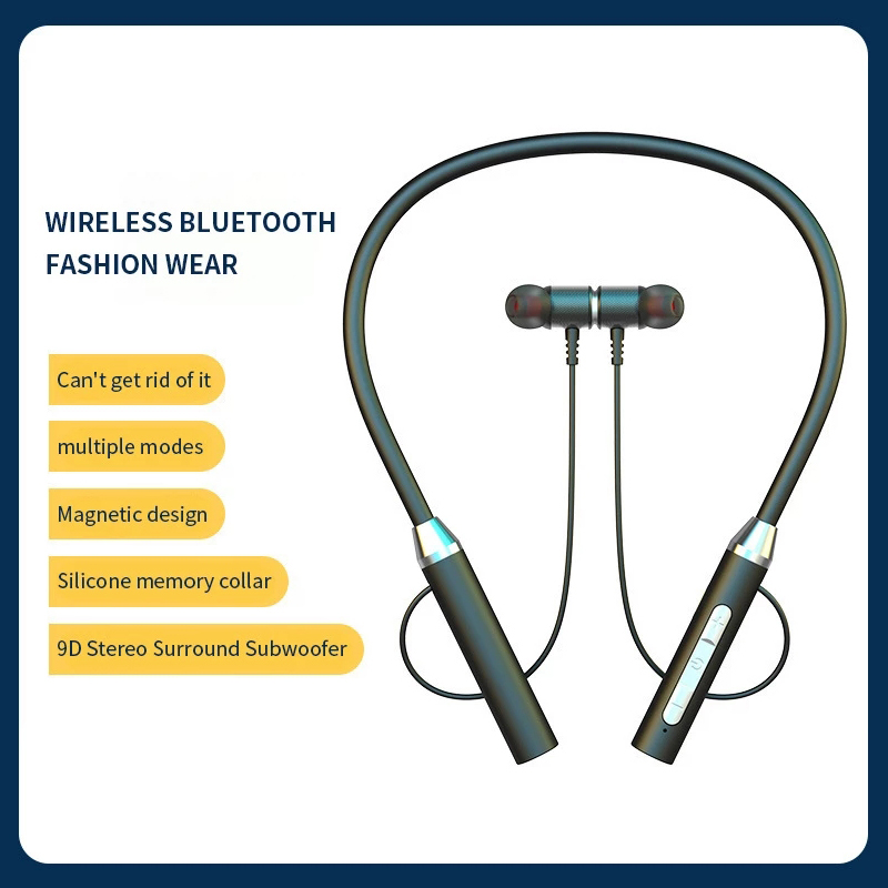 Fone Bluetooth 5,0 auriculares - Magnetic Neckband Sports Earphones reseña y precio