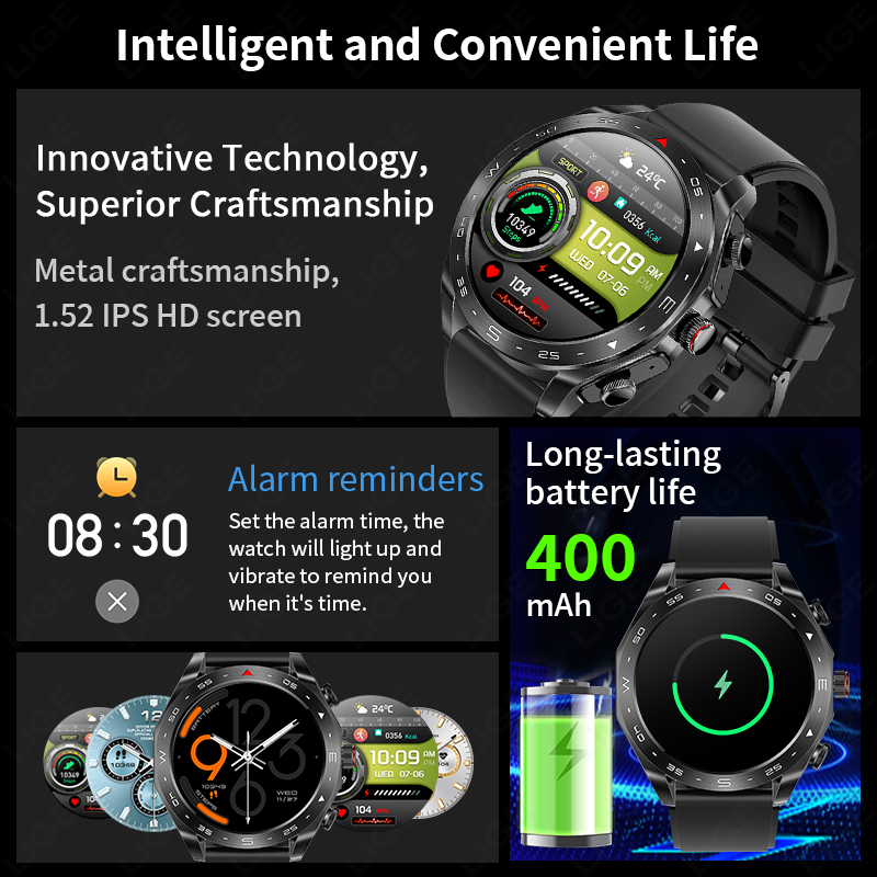 Reloj Inteligente LIGE TWS 2 e - Sleep Mask Headphones Bluetooth reseña y precio