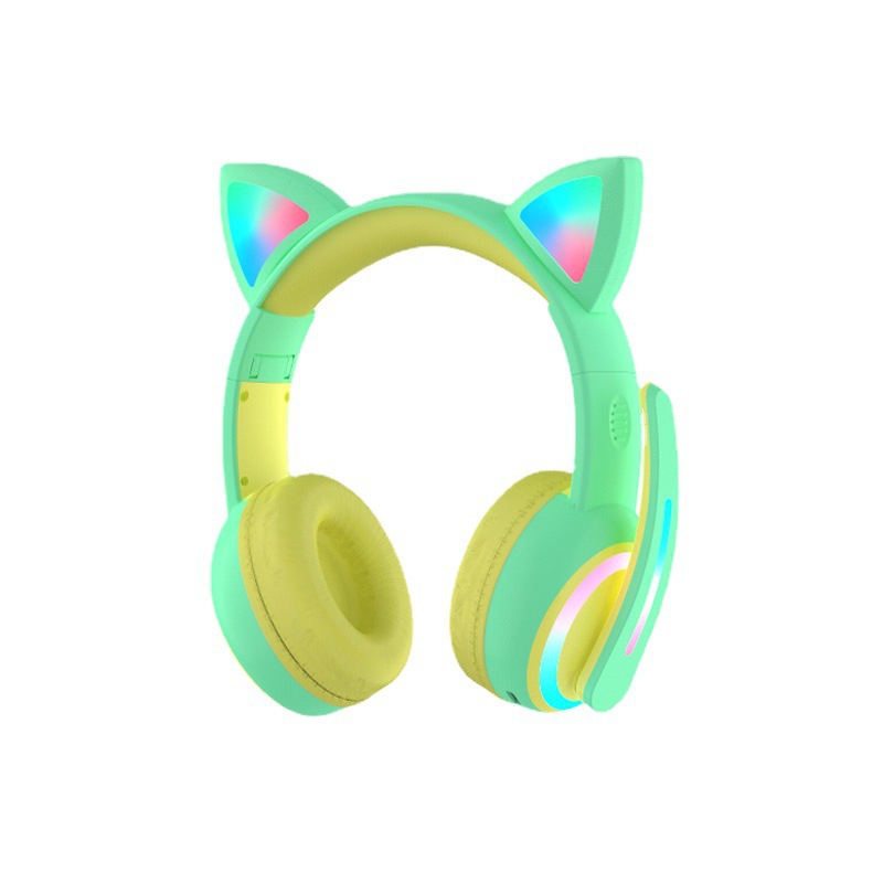Auriculares Bluetooth con dise - Cat Ear Bluetooth Headset Led reseña y precio