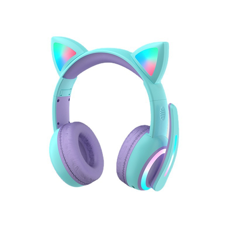 Auriculares Bluetooth con dise - Cat Ear Bluetooth Headset Led reseña y precio