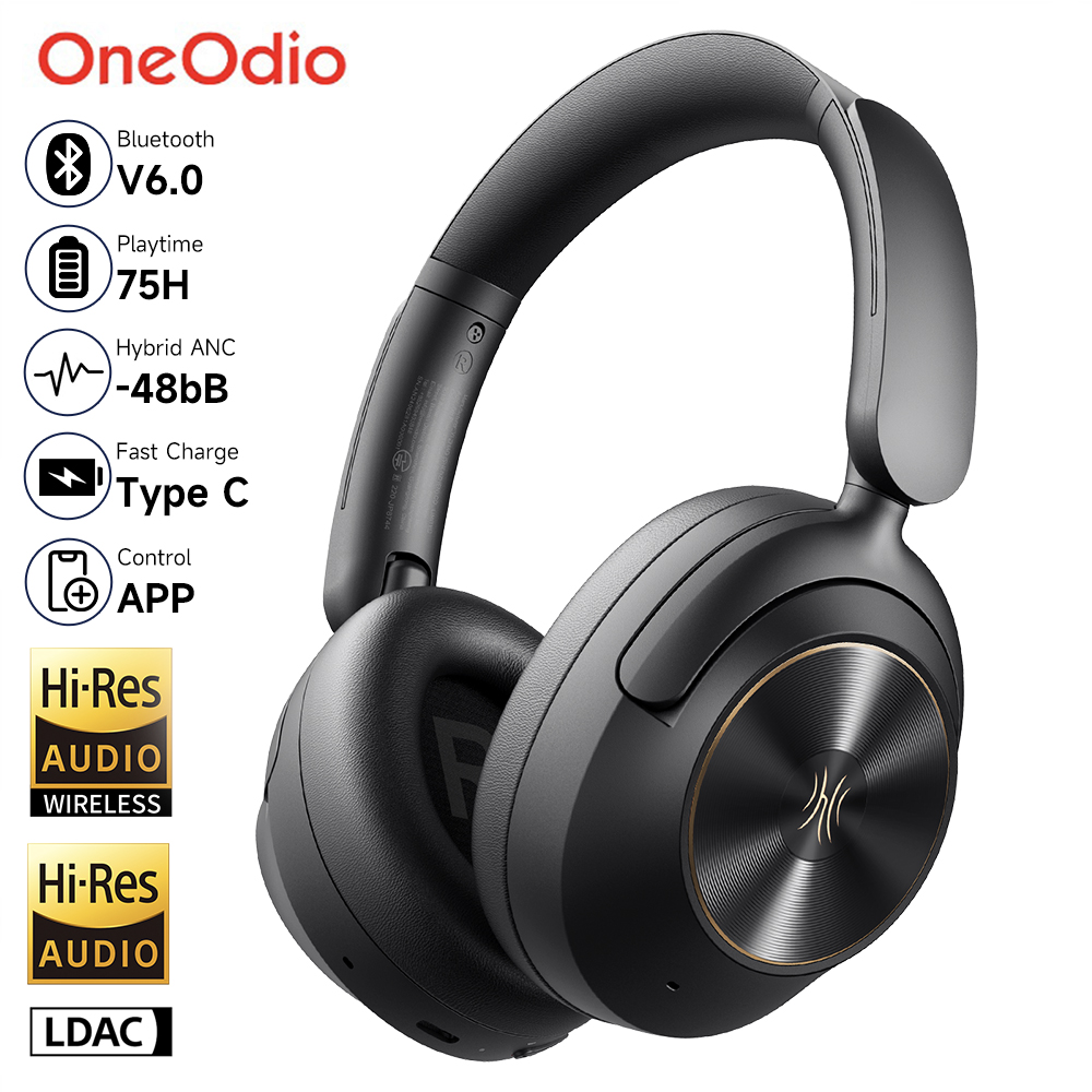Oneodio A6 ANC auriculares ina - Anc Wireless Over Ear Headphones reseña y precio