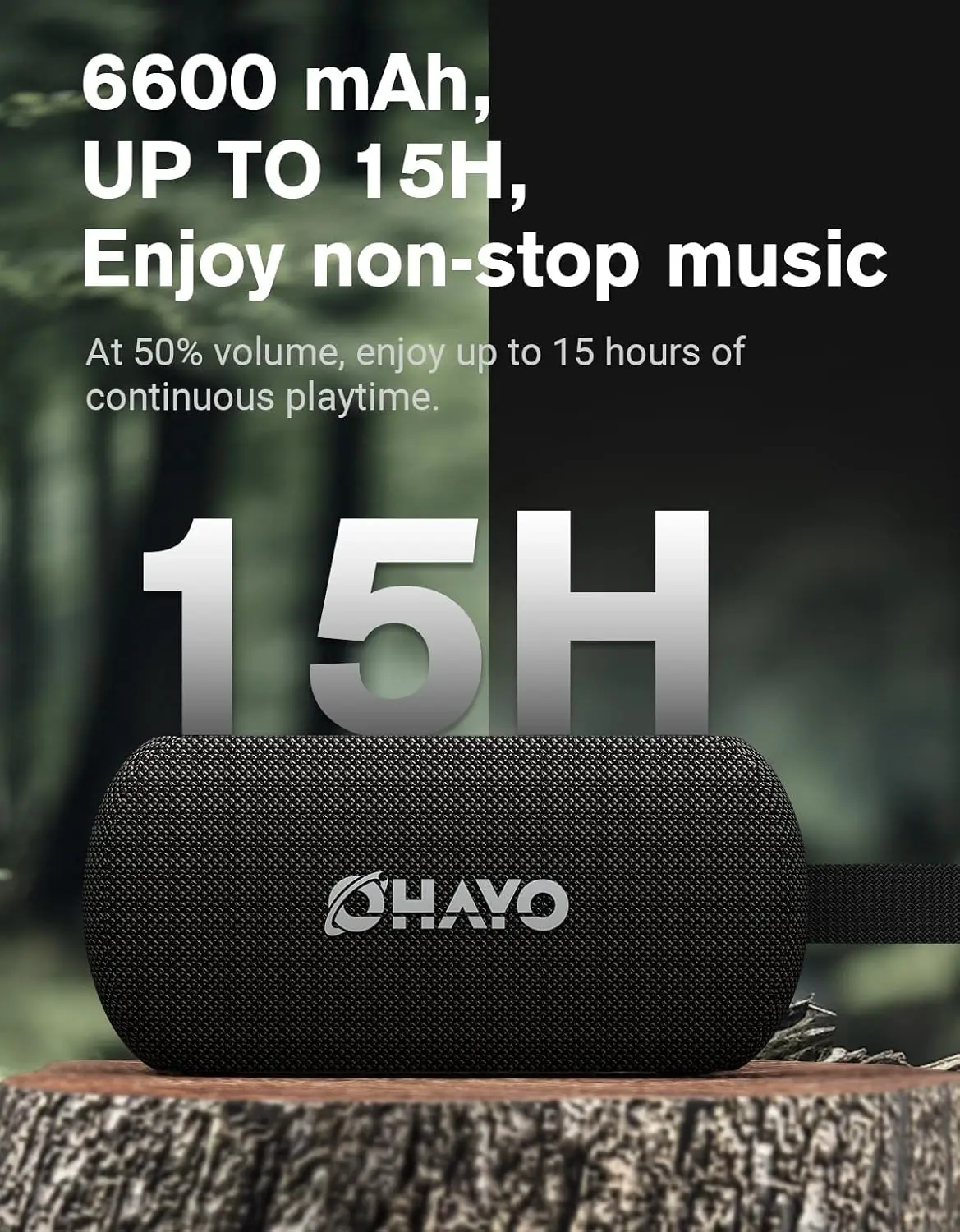 OHAYO Altavoz Bluetooth Inalám - Portable Bluetooth Speaker Waterproof Ipx7 reseña y precio